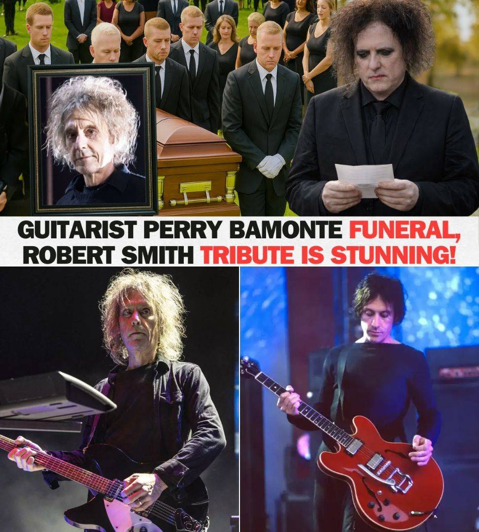 Guitarist Perry Bamonte's tribute to Robert Smith at the funeral is absolutely breathtaking!