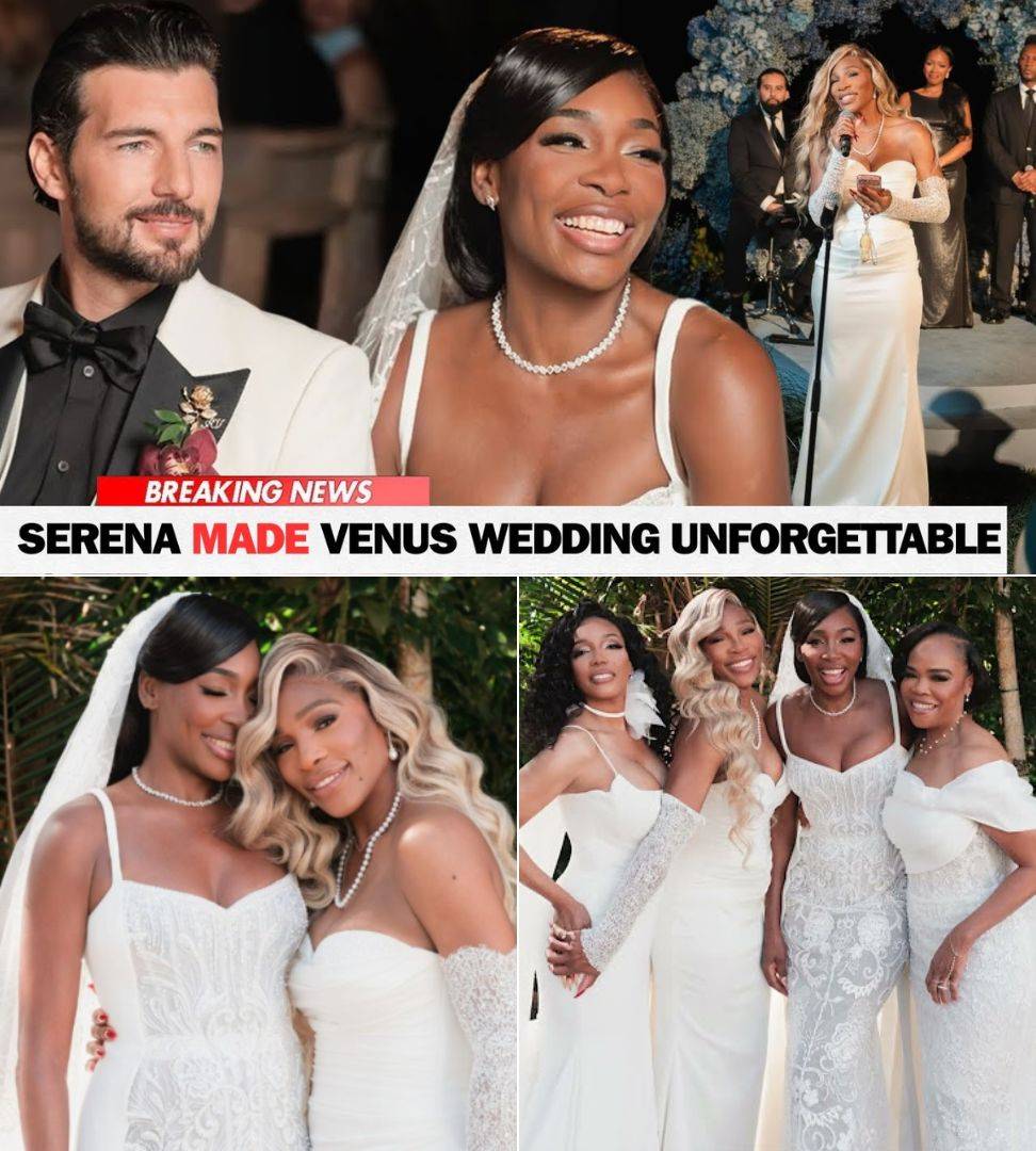 Serena Williams made Venus Williams' wedding unforgettable with a heartwarming gift.