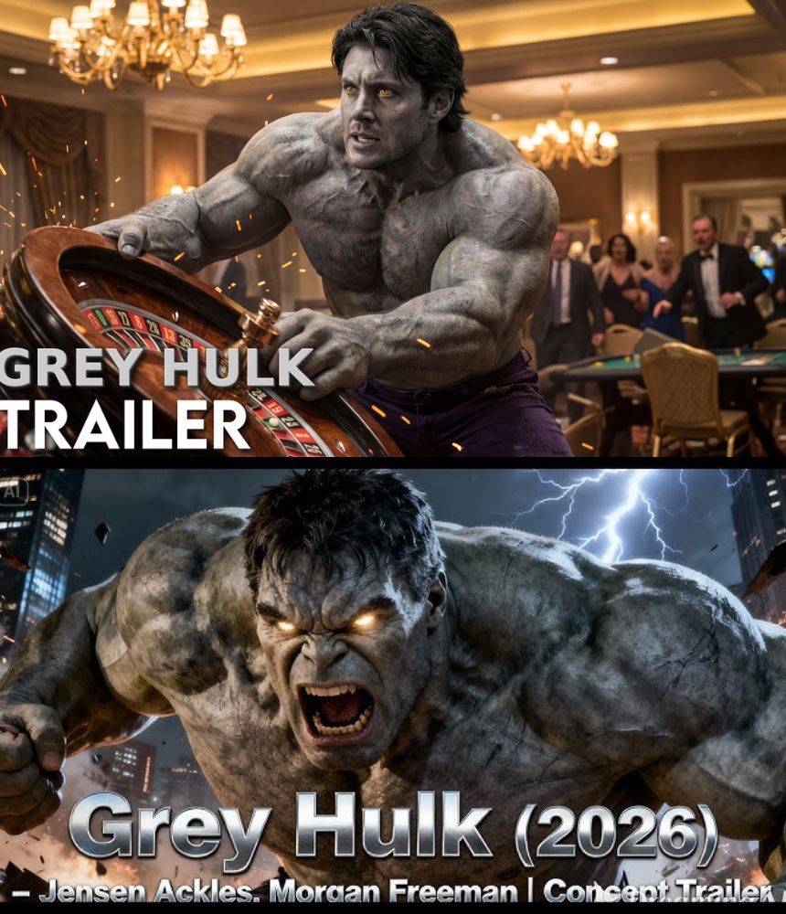 Grey Hulk (2026) - Jensen Ackles, Morgan Freeman | Tráiler Conceptual