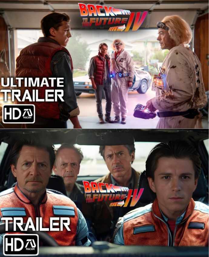 Back To The Future 4 Tráiler Definitivo (HD) Tom Holland, Robert Downey Jr.
