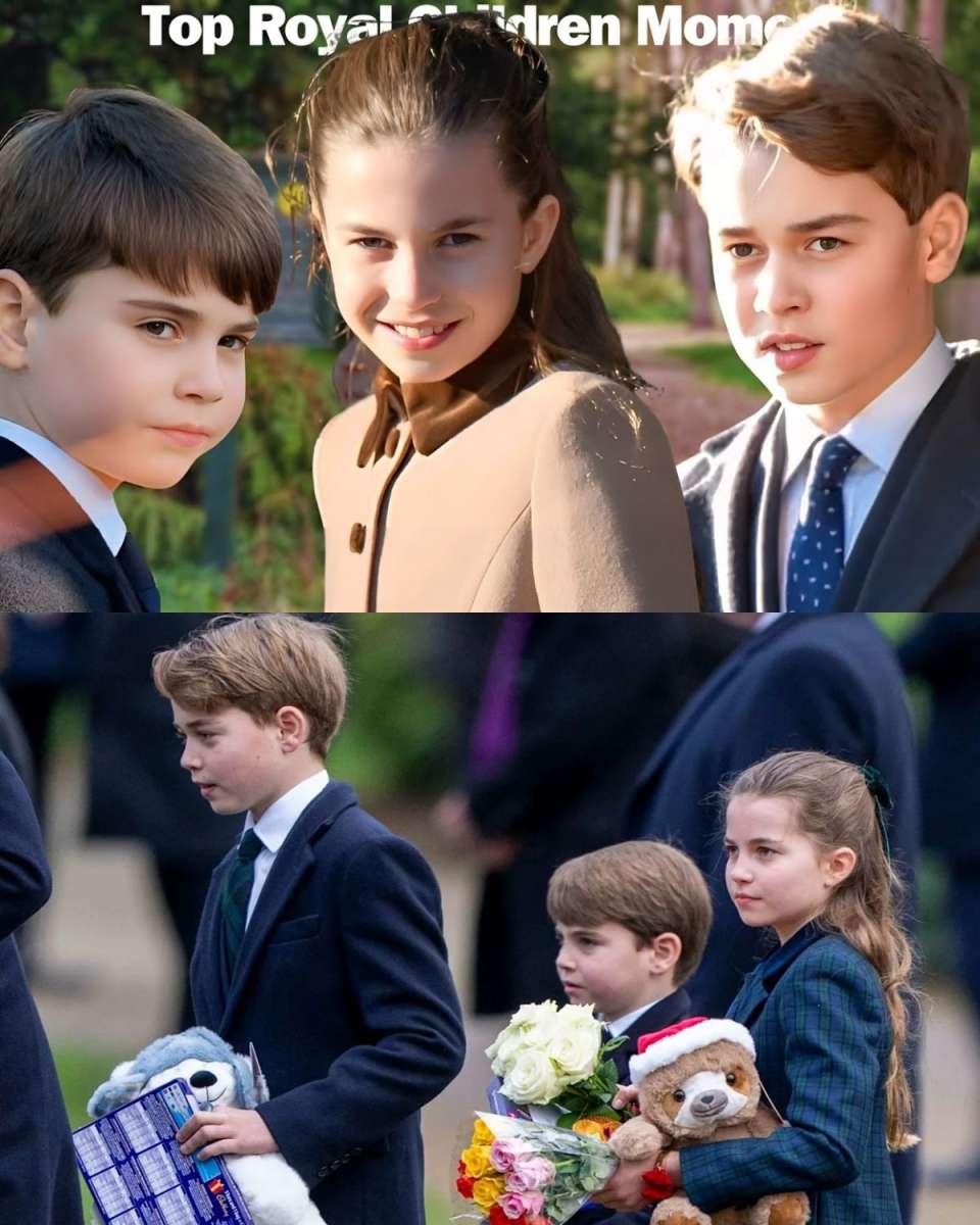 😱 Forget the King, the Royal Kids just HIJACKED the Christmas Walkabout! 🎄✨ Prince George looked all grown up, but Prince Louis did the UNTHINKABLE in front of the cameras... and the crowd’s reaction when he reached out was absolute chaos..