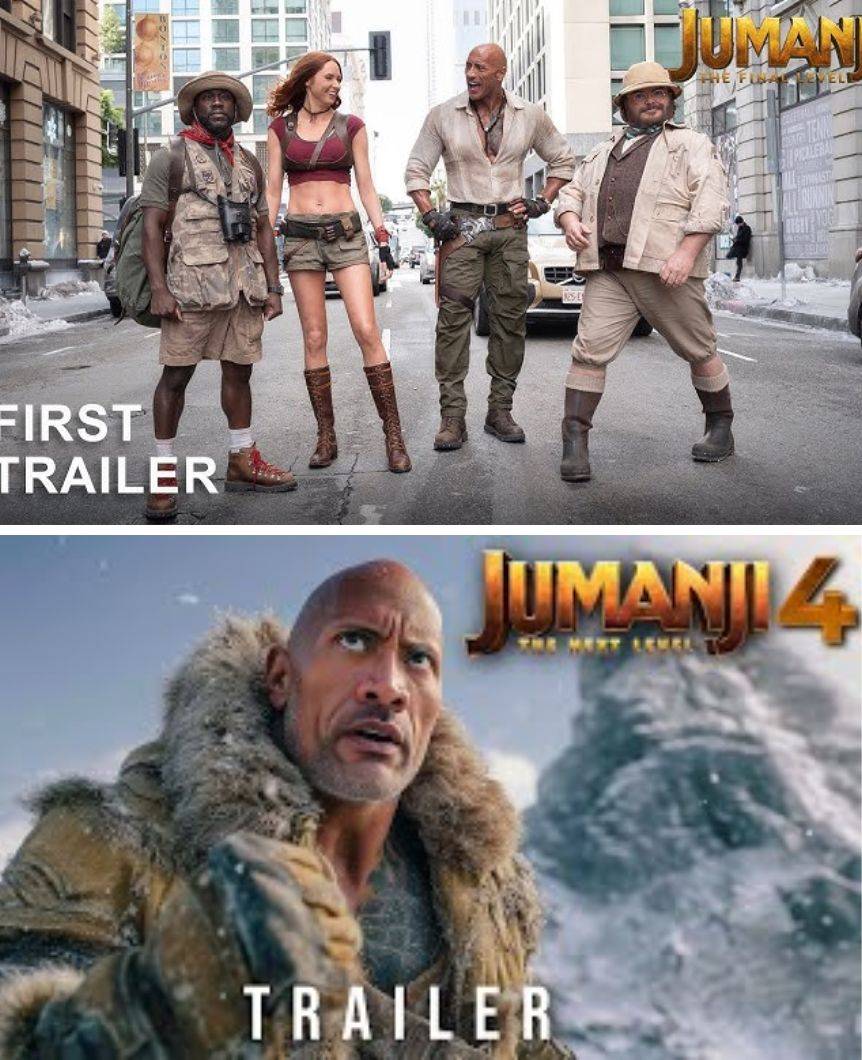 JUMANJI 4: The Final Level - First Trailer (2026) Dwayne Johnson, Jack Black