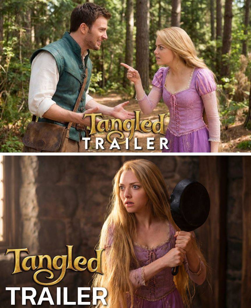 Tangled: Live Action - Chris Evans, Emma Stone | Concept Trailer