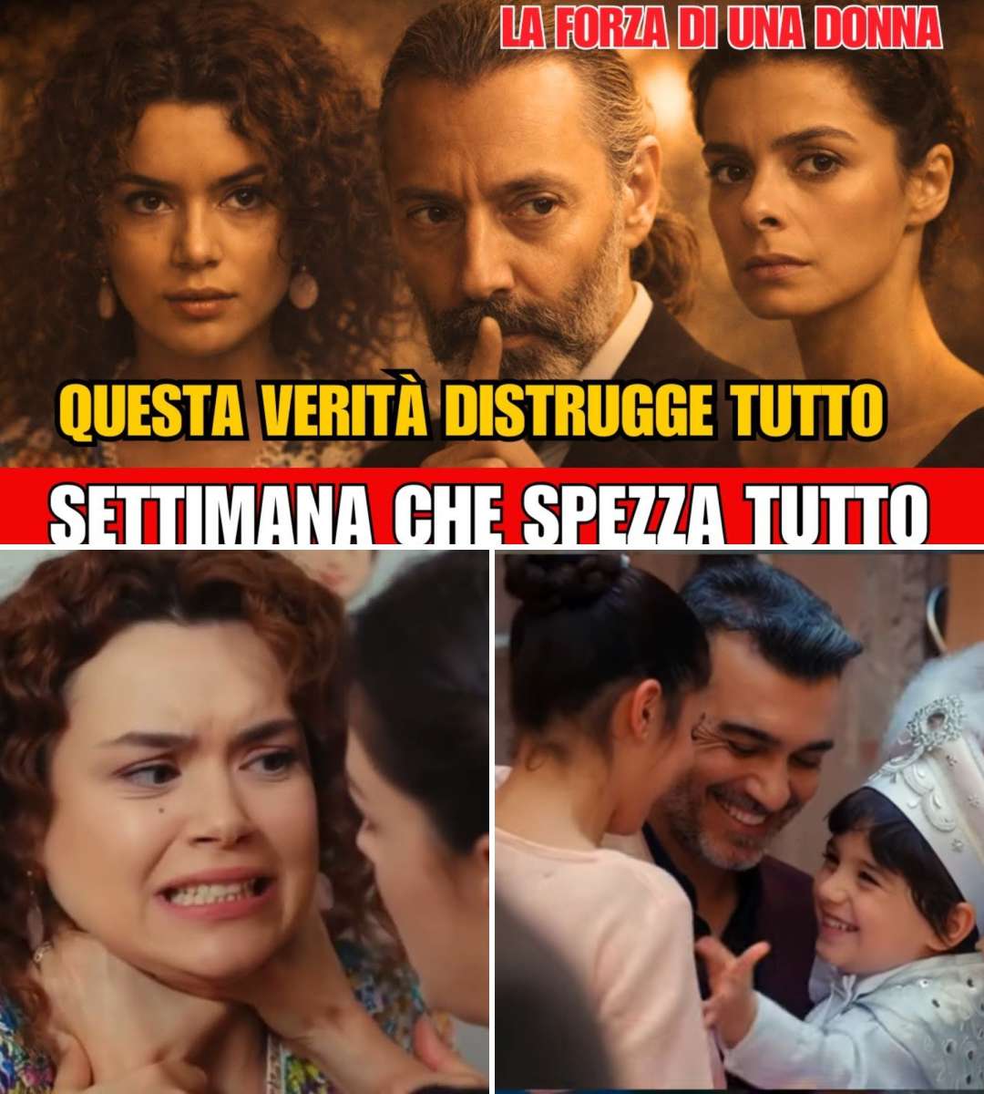 La forza di una donna – Un racconto che racchiude tutta la settimana Segreti, paure e verità che fanno male