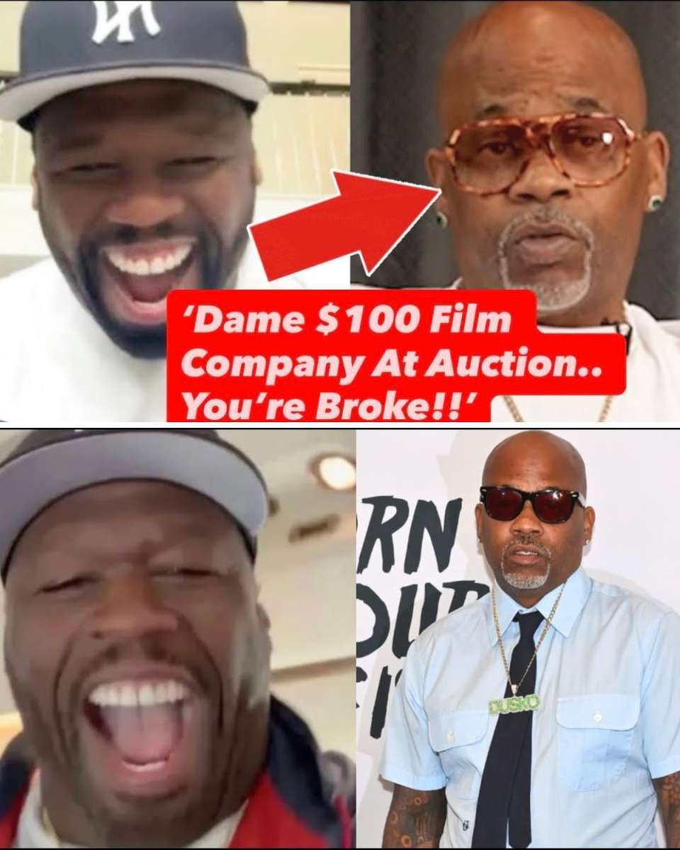 50 Cent ROASTS Dame Dash After His Film Company Sells for a SHOCKING $100 – A Humbling Fall from Grace!
