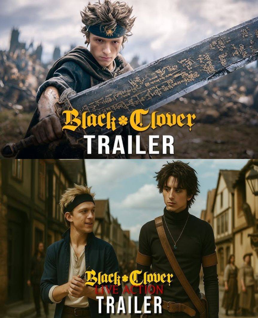 ¡Prepárate para la Épica! El Impactante Tráiler de "Black Clover (2026)" con Tom Holland que Dejará a Todos Sin Aliento
