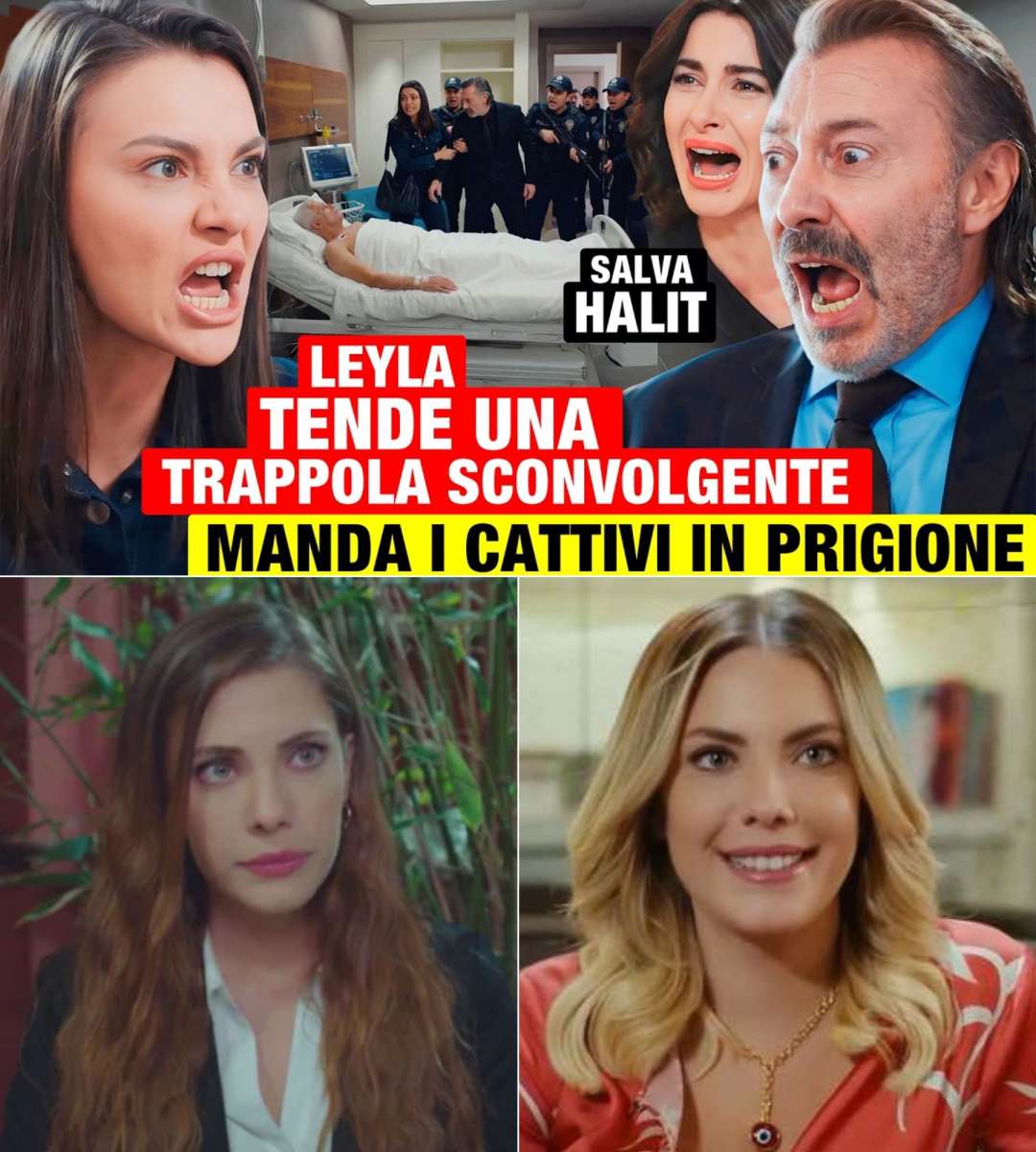 FRUTTO PROIBITO - Leyla smaschera Nadir e Sahika con un piano scioccante in ospedale. Anticipazioni.