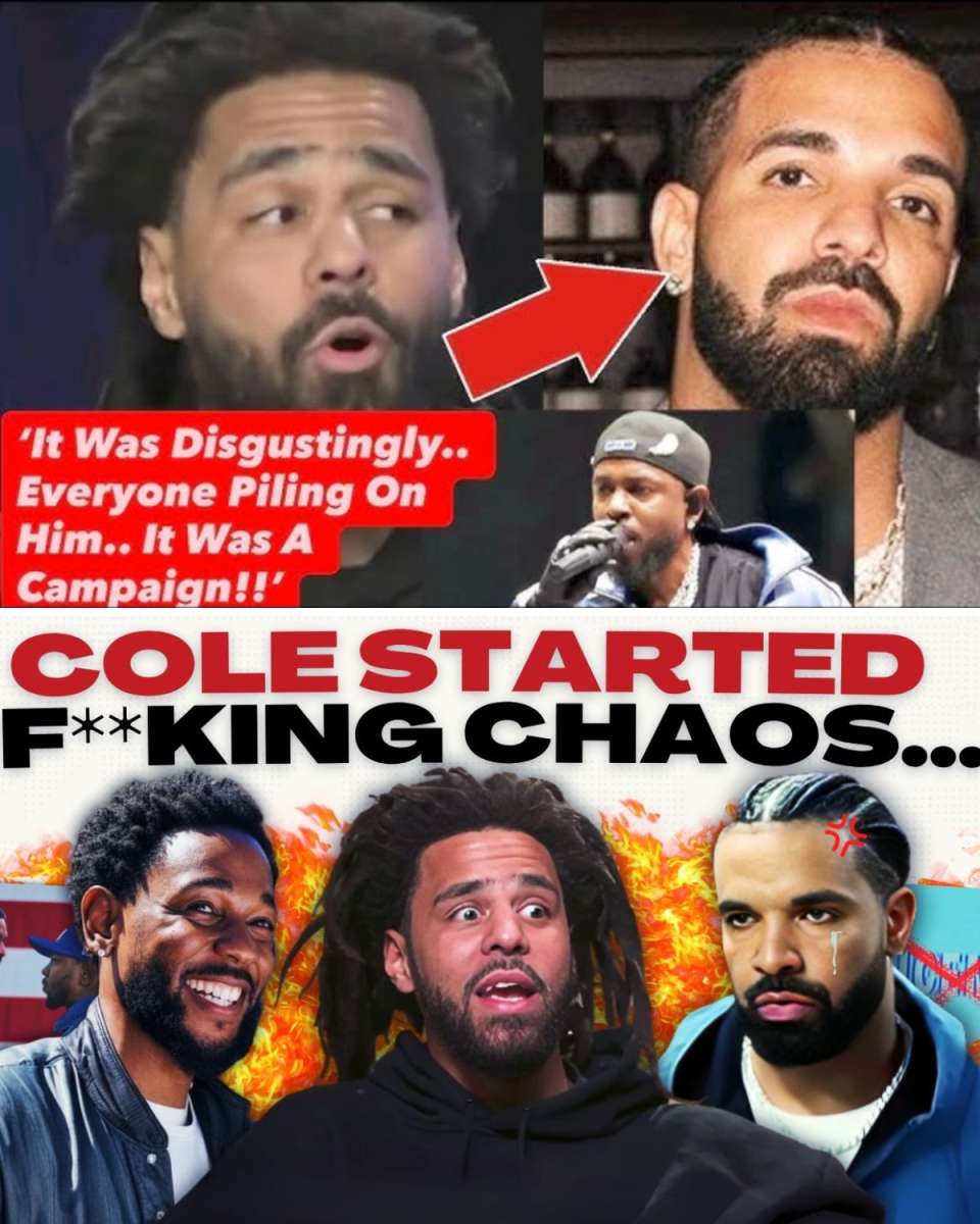 J. Cole STIRS UP Controversy: Defends Drake Against Media's UNFAIR Treatment After Kendrick's Epic Victory!